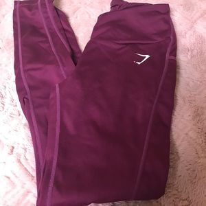Purple gum shark leggings